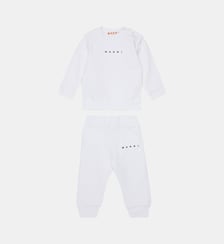 Ensemble de survêtements en polaire avec logo institutionnel Marni