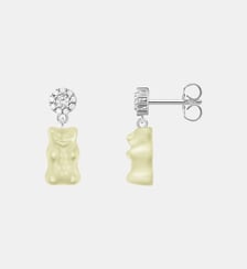Clous d'oreilles Ours d'or blanc Thomas Sabo