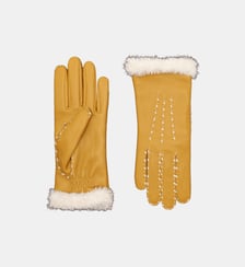 Gants Marie-Louise Femme Cuir Doublés Alpaga Agnelle
