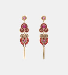 Boucles d'oreilles longues tiges percées   - Circus Satellite