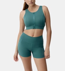 Brassière de sport femme Eider Maintien élevé fermeture éclair Born Living Yoga