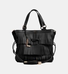 Sac seau Capsule 150 Ans M Premier Flirt franges en cuir Lancel