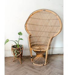 Fauteuil en rotin Emmanuel N°35 - Produit chiné Debongout