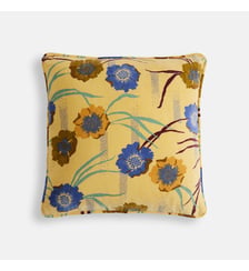 Housse de coussin 45x45 cm, en velours de coton imprimé La Redoute Interieurs