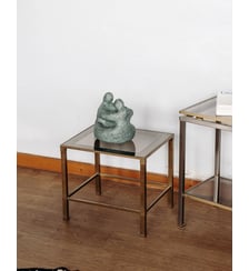 Table d'appoint en verre Hanna N°252- Produit chiné Debongout