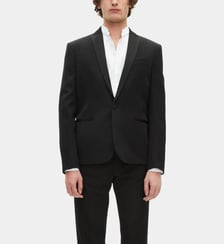 Veste de smoking avec détails en satin coupe ajustée The Kooples