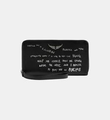 Portefeuille Compagnon Graffiti Zadig&Voltaire