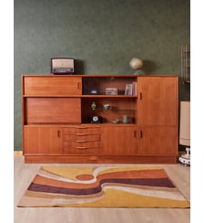 Vitrine en bois clair Victoria N°132- Produit chiné Debongout