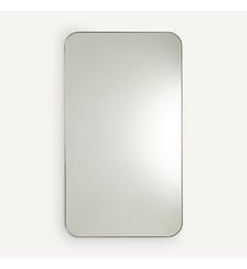 Miroir métal acier laiton vieilli H140 cm Caligone AM.PM