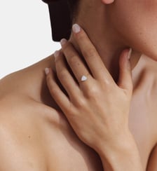 Bague chaînette Coeur - Nacre YAY Paris