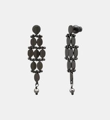 Boucles d'oreilles pendantes tiges percées   - Babylone Satellite