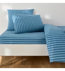 Drap-housse enfant, en 50% coton recyclé, bonnet 25 cm La Redoute Interieurs