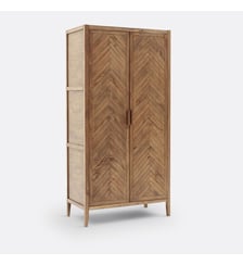 Armoire 2 portes en pin massif NOTTINGHAM La Redoute Interieurs