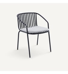 Fauteuil de table de jardin en métal acier AM.PM