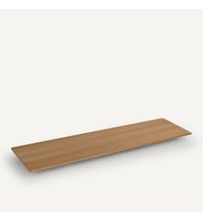 Plateau de bureau, en plaqué chêne, longueur 250 cm AM.PM