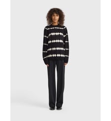 pull en cachemire imprimé Agnès b.