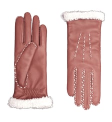 Gants Marie-Louise Femme Cuir Doublés Alpaga Agnelle