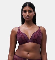 Soutien-gorge emboîtant avec dentelle de Leavers Chantelle
