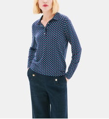 T-shirt tirissa - Motif imprimé - Viscose lenzing ecovero - Coupe droite Caroll