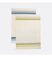 Lot de 2 torchons coton rayé La Redoute Interieurs