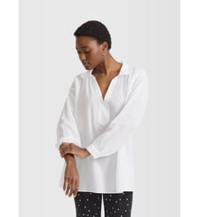 Chemise Clavecin en coton bleu marine Agnès b.