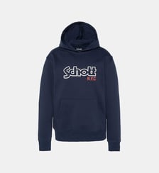 Sweatshirt à capuche imprimé Schott