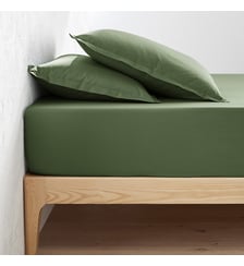 Drap housse en percale coton bonnet 30 cm Scenario La Redoute Interieurs