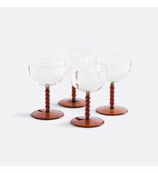 Lot de 4 verres à pied en verre borosilicate La Redoute Interieurs