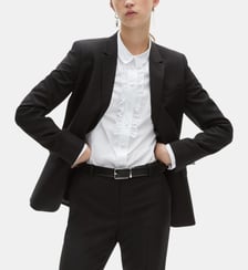 Veste de costume en laine coupe cintrée The Kooples