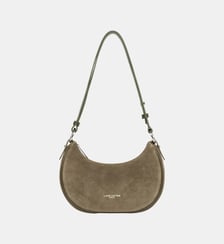 Sac à main demi lune en suède Lancaster