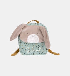 Sac à dos lapin sauge Trois petits lapins Moulin Roty