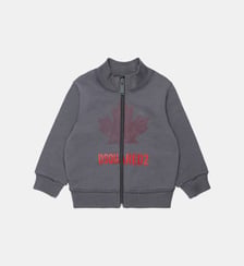 Sweat zippé avec logo Dsquared2