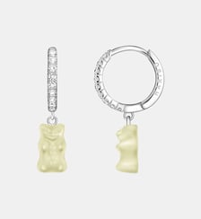 Créole unique avec Ours d'or  blanc Thomas Sabo