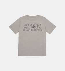 T-shirt avec logo sur la poitrine MM6 Maison Margiela