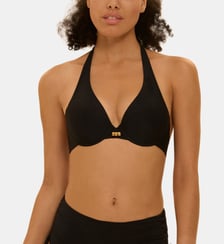 Haut de maillot de bain triangle avec armatures cachées - Noir Simone Pérèle