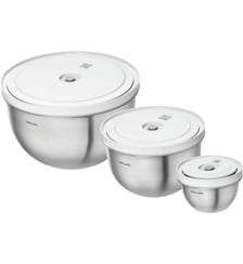 Boîte alimentaire 3 bols inox avec couvercles S-M-L Zwilling