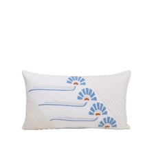Housse De Coussin en Motif stylisé en coton tressé WINDIE Madura