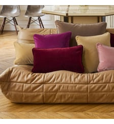 Housse de coussin en velours Yves Delorme