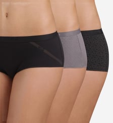 Lot de 3 Boxers Les Pockets Coton Dim