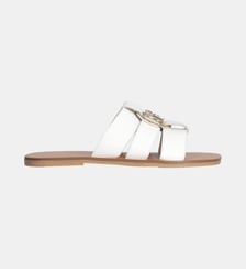 Mules plates avec logo Liu Jo