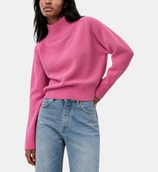 Pull col montant en laine mérinos The Kooples