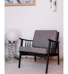 Fauteuil en tissu Jakob N°654- Produit chiné Debongout