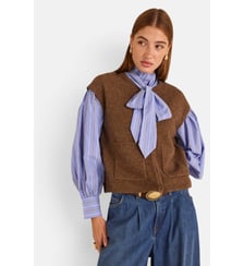 Pull Sans Manches En Mélange De Yack Et Laine Adam Maison 123