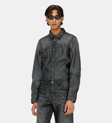 Chemise en denim froissé Diesel