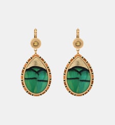 Boucles d'oreilles pendantes dormeuses   - Fujita Satellite