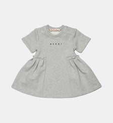 Robe courte avec logo Marni