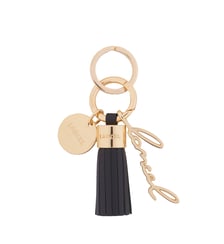 Porte-clés pompon signature Lancel