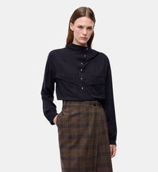 Blouse boutonnée avec poches Pinko