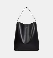 Sac hobo en cuir à logo Sandro
