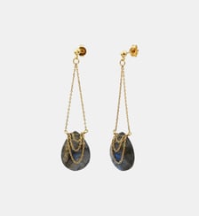 Boucles d'oreilles solange labradorite Caroline Najman
